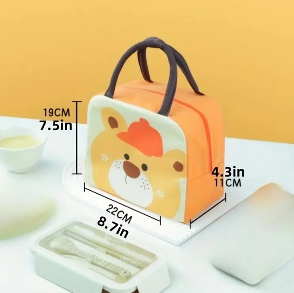 Kids Fox Lunch Bag - Picture 2 of 3